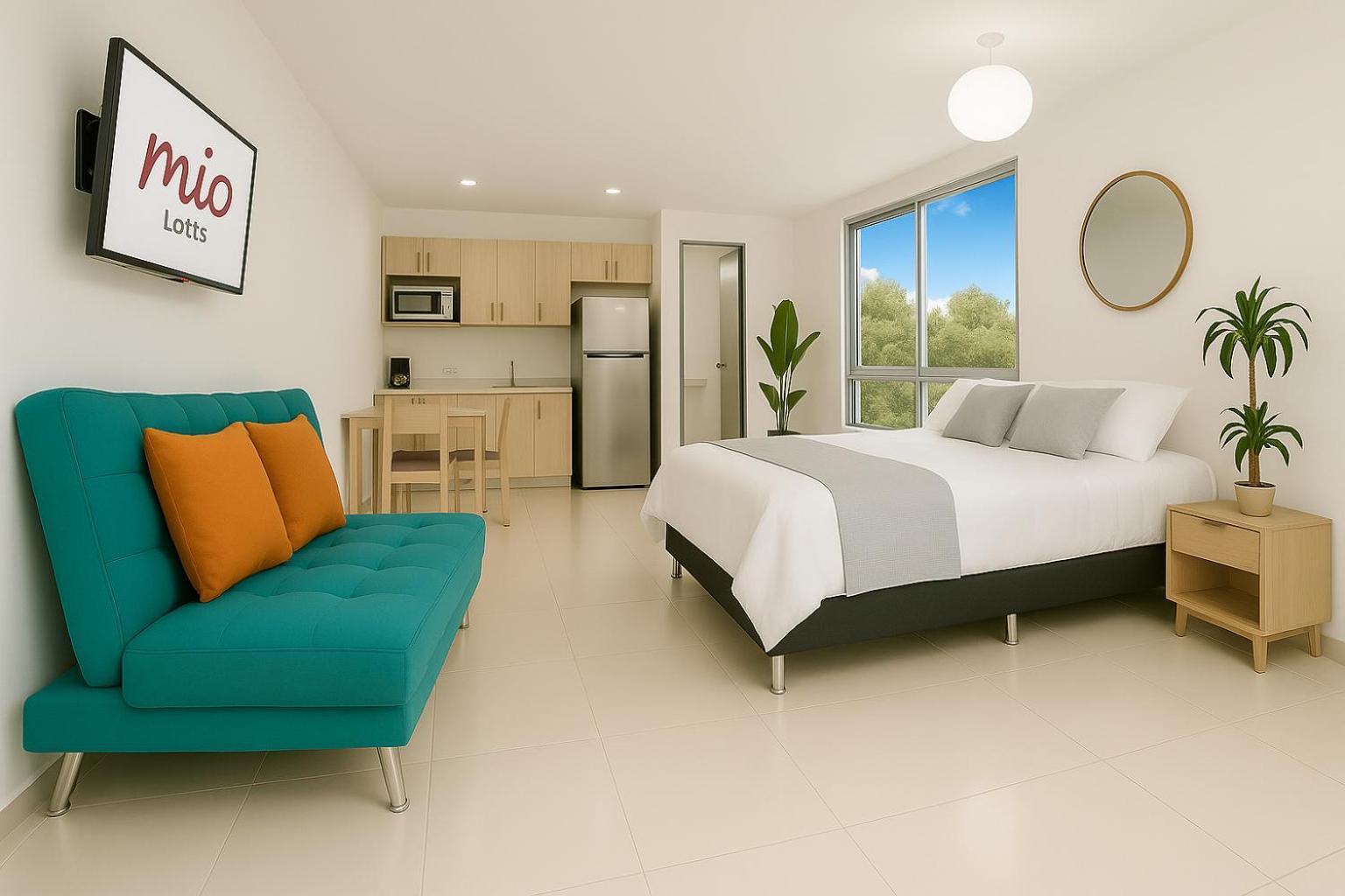 Ferienwohnung Loft Moderno En El Poblado Con Vista Y Parqueadero Mio Lofts Medellín Exterior foto